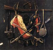 Pope Alexander Emblems of the Civil War oil on canvas